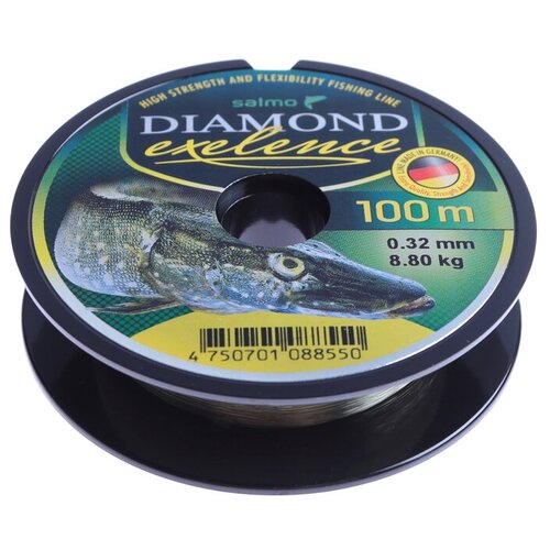 Леска монофильная Salmo Diamond EXELENCE 100 м, 0,32 мм