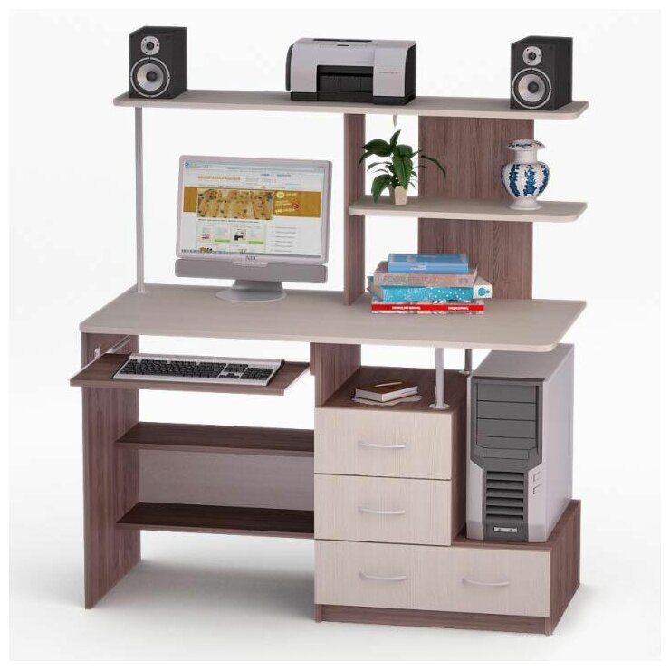 Компьютерный стол Роберт-65 120*127*60