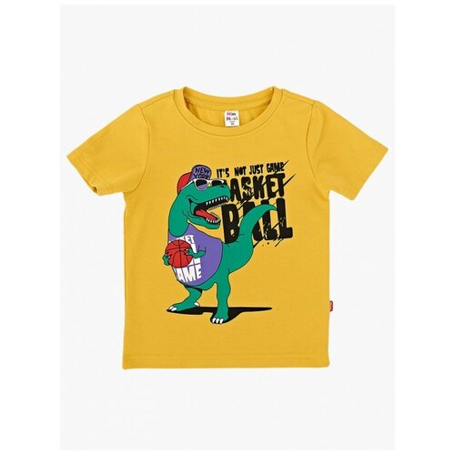 фото Футболка mini maxi, 3108, цвет желтый, размер 110