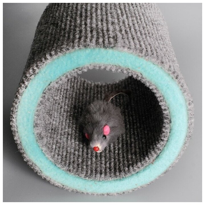 Игрушка-когтеточка "Кошки-мышки", ковролин, 16 х 9 см - фотография № 3