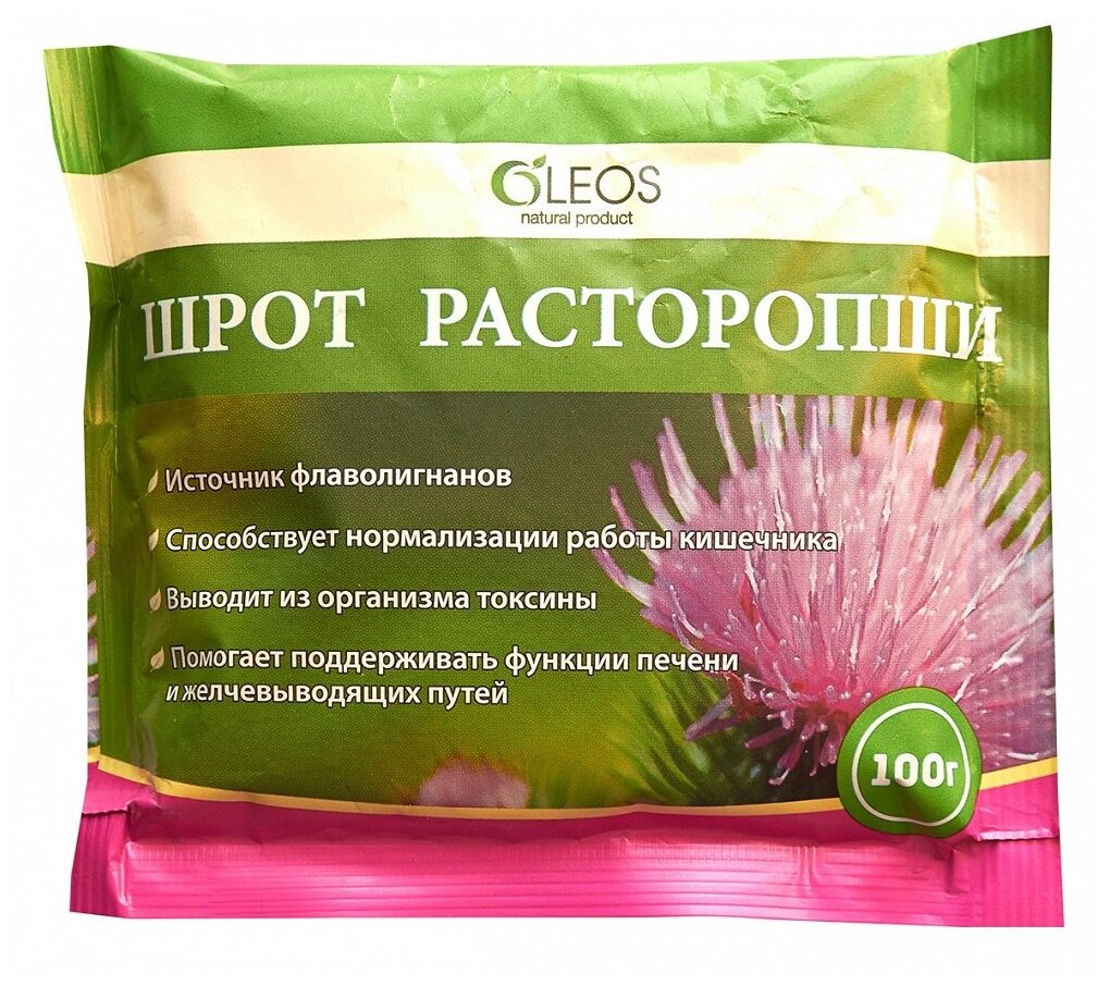 OLEOS шрот расторопши, 100 г