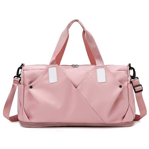 Комплект сумок Oem, 20 л, 21х23х48 см, ручная кладь, с увеличением объема, розовый