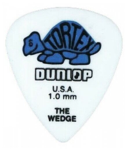 Медиатор Dunlop 424R1.0 Tortex Wedge 1 мм 1 шт.