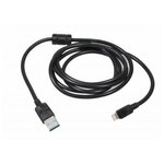Кабель USB - Lightning MD818ZM/A (черный, 100 см) - изображение