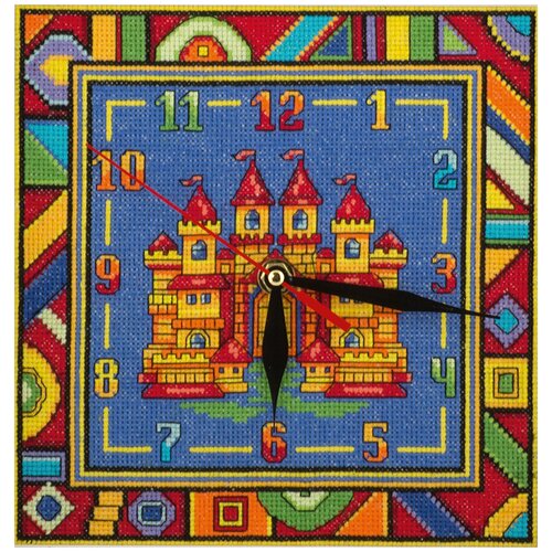 фото Panna набор для вышивания часы с замком 20 x 20 см (ch-1562)