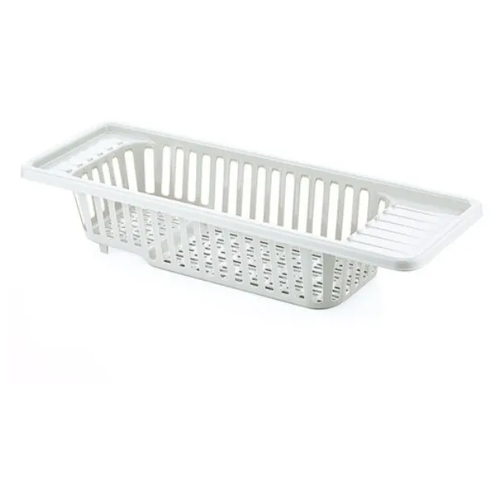 фото Сушилка для посуды на раковину, dd style , белая, 16х47,5х9 см ddstyle