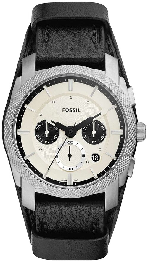 Наручные часы FOSSIL Machine, черный, белый