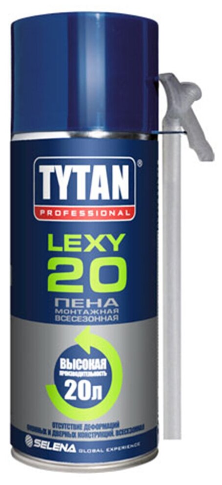 Пена монтажная Lexy 20 О2 всесезонная TYTAN 59551/55041