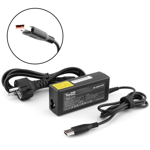 Блок питания TopON для Lenovo 20V 3.25A (Power USB) 65W ADL65WDA TOP-LT72P блок питания для ноутбука topon top lt72p