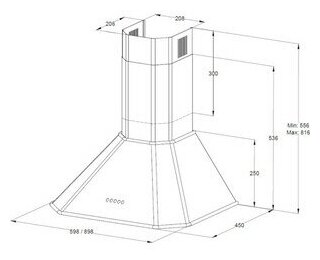 Вытяжка Korting KHC 9839 X - фотография № 2