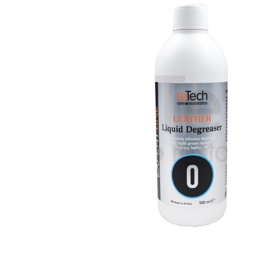 Средство для удаления жирного блеска с кожи LeTech Leather Liquid Degreaser, 500мл