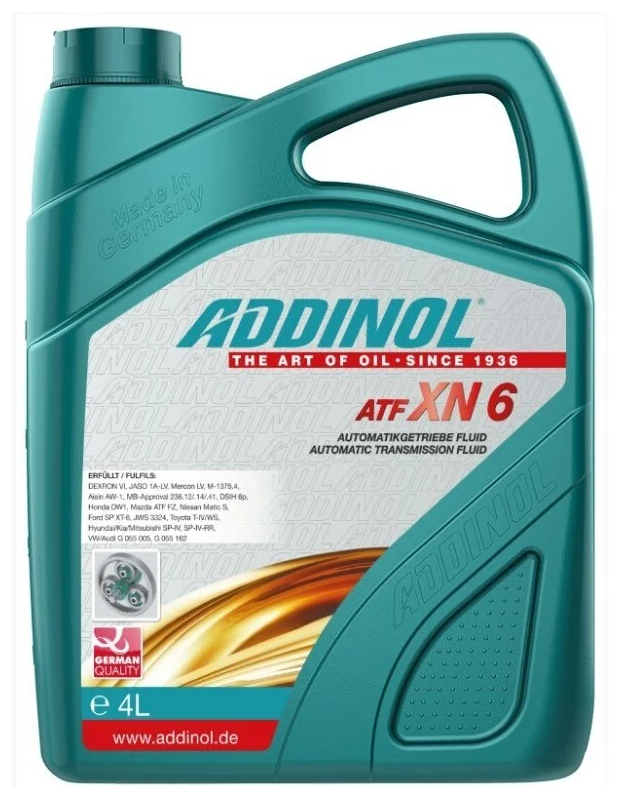 Addinol Atf Xn 6 (4L) Трансмиссионное Масло ADDINOL арт. 74410625