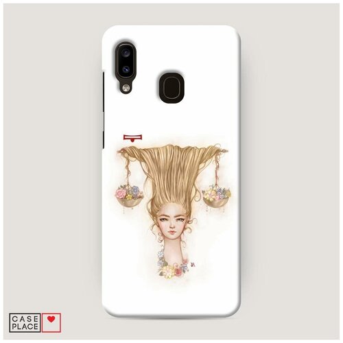 фото Чехол пластиковый samsung galaxy a20 весы прическа case place