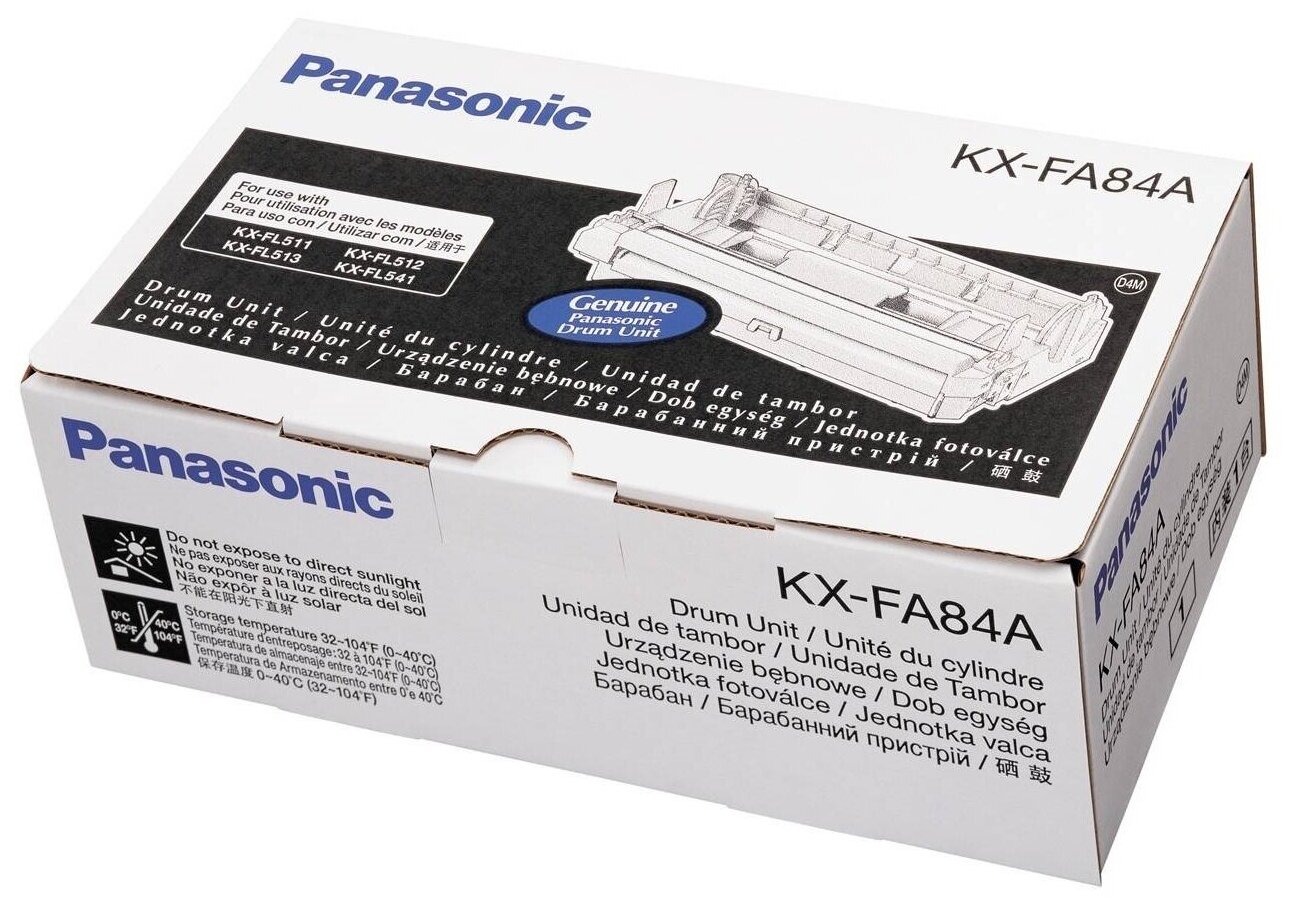 Panasonic KX-FA84A фотобарабан (KX-FA84A/A7) черный 10000 стр (оригинал)