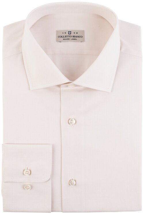 Рубашка COLLETTO BIANCO, размер 40 176-182, бежевый