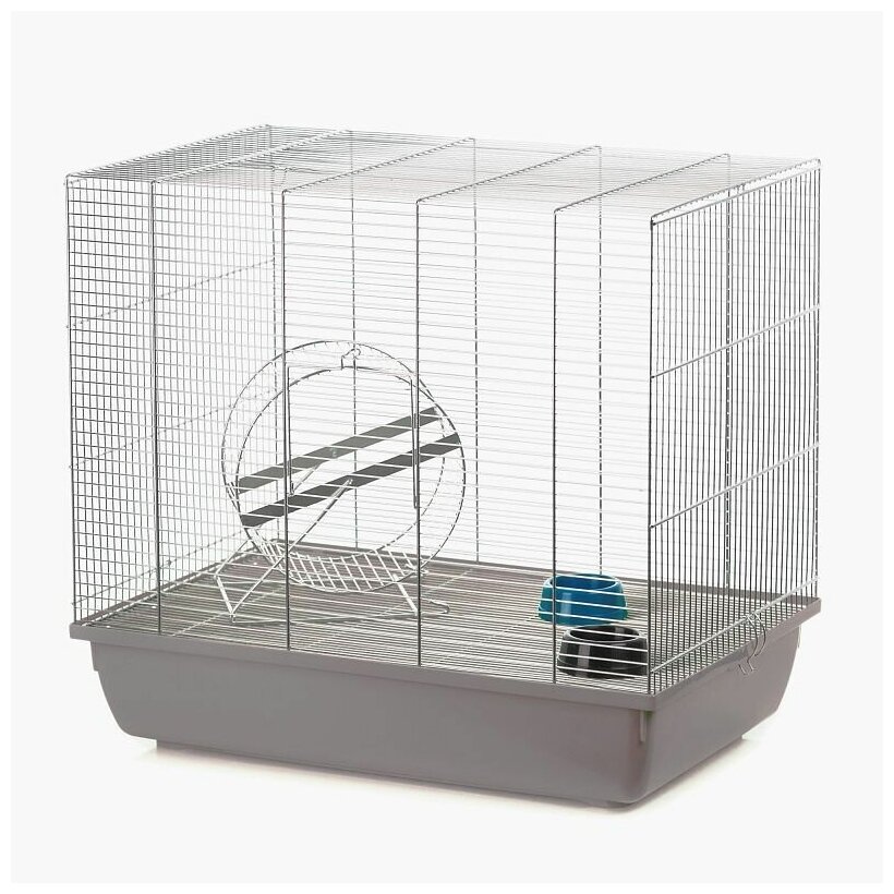 Клетка InterZoo G-093 SQUIRREL 60 ZINC (580х380х520мм), для грызунов, прут цинк (1 шт)