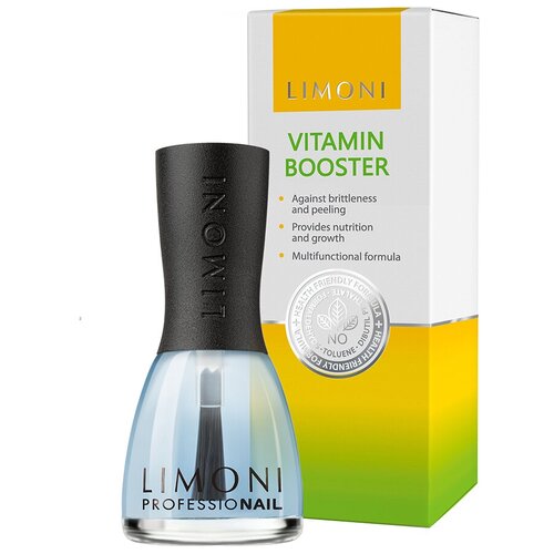 Купить Топ и база для ногтей с витаминами Франция / Для укрепления и роста / Vitamin Booster LIMONI 15 мл