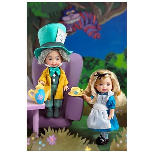 Набор Кукол Barbie Kelly and Tommy as Alice and the Mad Hatter (Барби Кэлли и Томми в роли Алисы и Безумного Шляпника) томми