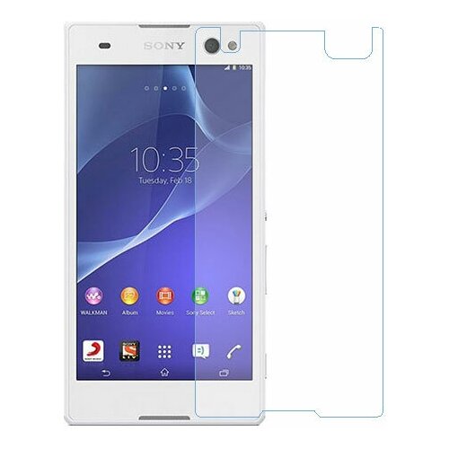 sony xperia t2 ultra dual защитный экран из нано стекла 9h одна штука Sony Xperia C3 Dual защитный экран из нано стекла 9H одна штука