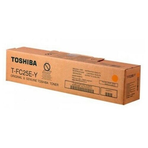 Картридж Toshiba T-FC25EY - 6AJ00000081 тонер картридж Toshiba (6AJ00000081) 29 500 стр, желтый тонер картридж t 3520 4520 для toshiba e studio 350 cet 675г 21000 стр унив cet7463