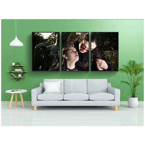 фото Набор модулных постеров для интерьера "готика, касаль, статуя" 60x90 см. в тубусе, без рамки lotsprints