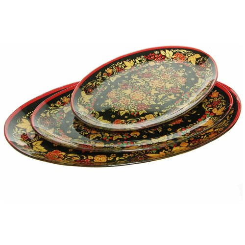 Набор блюд 3 пр. 25,30,33 см овальные S4410A/3-Z316