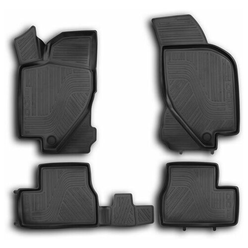 фото Коврики в салон datsun mi-do, 01/2015->, 4 шт. (полиуретан) nlc.94.02.210k 18021