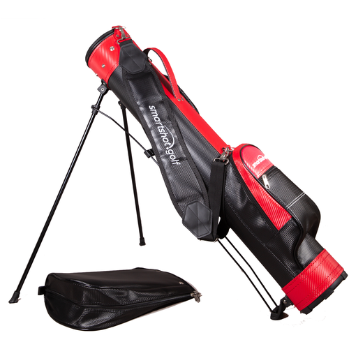 фото Сумка smartshot.golf, 15х94х15 см, плечевой ремень, черный, красный