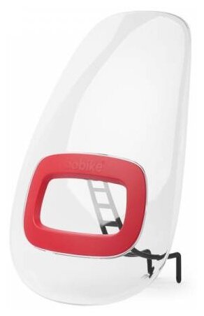 Ветровое стекло для велокресла Bobike Windscreen ONE + strawberry red