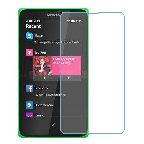 Nokia X+ защитный экран из нано стекла 9H одна штука