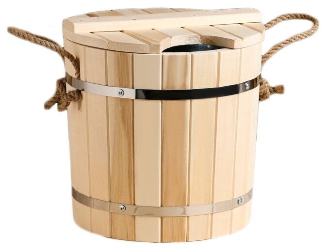 фото Добропаровъ Запарник из липы, оцинкованная вставка, 12 л