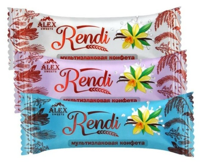 Rendi / Конфеты мультизлаковые " Rendi Classic" белой глазурью 400 гр. - фотография № 2