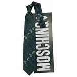 Итальянский галстук с огурчиками Moschino 838319 - изображение