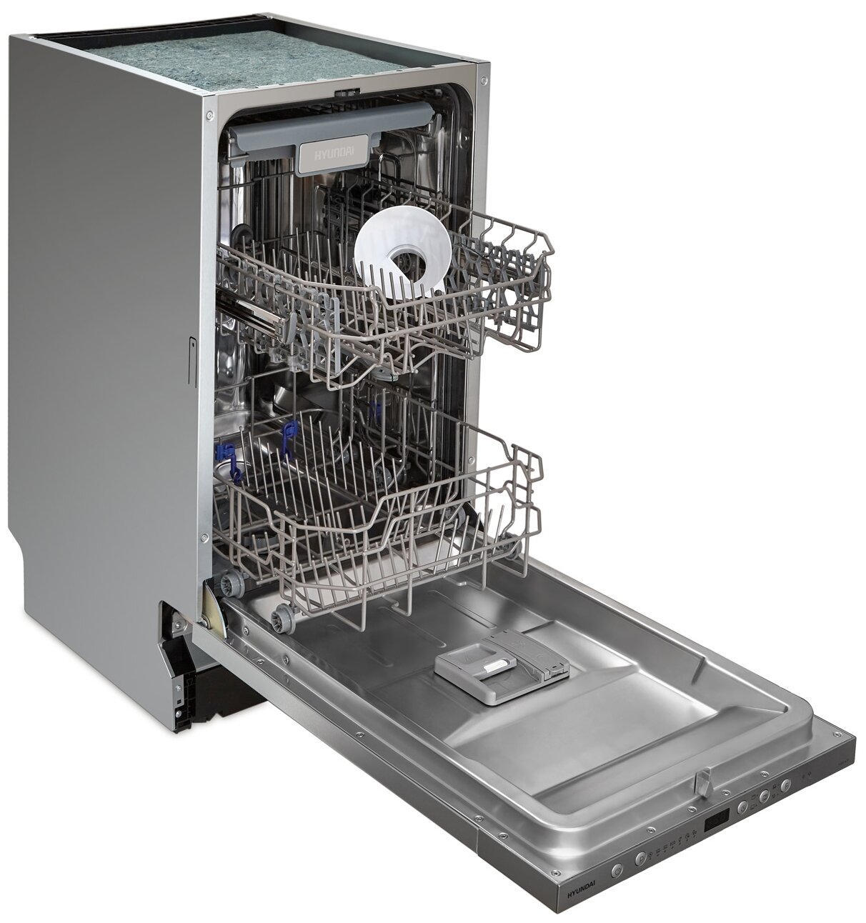 Встраиваемая посудомоечная машина Hyundai HBD 470, серебристый - фотография № 4