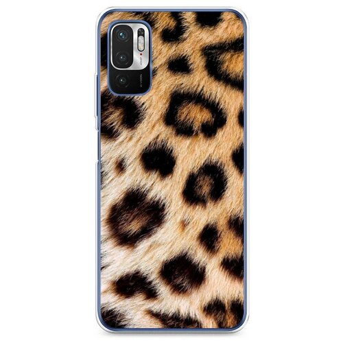 фото Силиконовый чехол "леопардовый принт" на xiaomi redmi note 10 5g / сяоми редми нот 10 5g case place