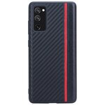 Накладка G-Case Carbon для Samsung Galaxy S20FE, черная - изображение