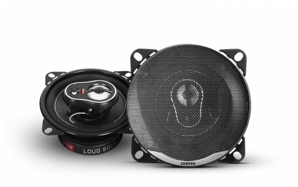 Автоколонки Centek 5.25”, 13x13 см, 240 Вт, 3 полосы, 90-20000 Гц CT-8401-525