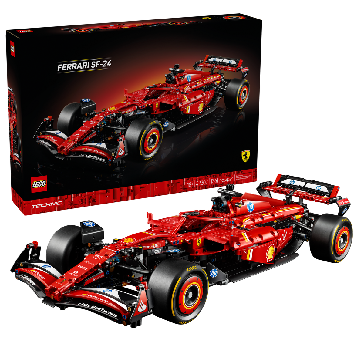 Конструктор LEGO Technic 42207 Автомобиль Ferrari SF-24 F1, 1361 дет.
