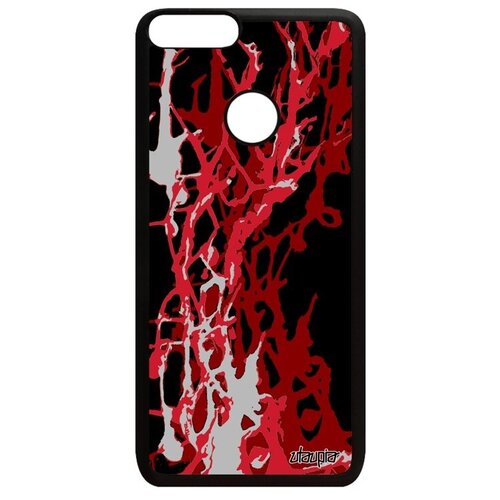 фото Красивый чехол на // huawei p smart 2018 // "огонь" дизайн декоративный, utaupia, красный