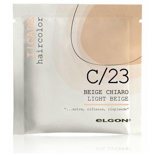 Крем-кондиционер окрашивающий Elgon ICare С/23 Light Beige Светло-бежевый, 25 мл