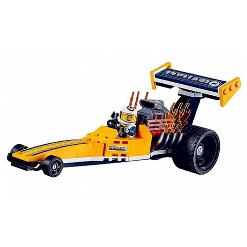 Конструктор/ Сити/ Город/ Грузовик для перевозки драгстера/ 345 деталей/ 10650/ для мальчика