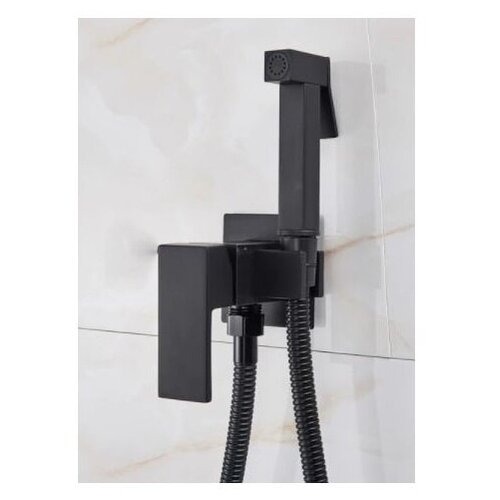 Гигиенический душ скрытого монтажа Santarinio SB-100502 черный матовый гигиенический душ скрытого монтажа sanarino sb 100501 черный матовый