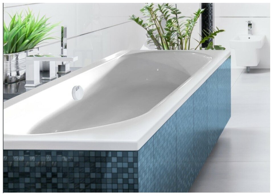 Акриловая ванна ORIO Eurolux 180х80 прямоугольная
