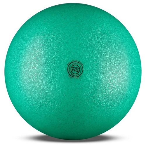 Мяч для художественной гимнастики силикон AMAYA GALAXI 410 г 350630 20 см Зеленый aquatec маска mk 410 зеленый силикон green