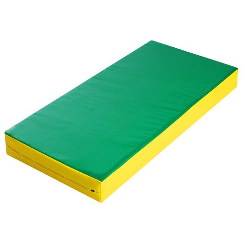 фото Пк кидс тойз дв мат 100 х 50 х 10 см, винилискожа, цвет красный/жёлтый/зелёный