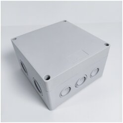 Распределительная коробка для наружного монтажа, IP66, размер 126 х126 х 53 мм, материал полипропилен, устойчив к УФ-излучению, цвет