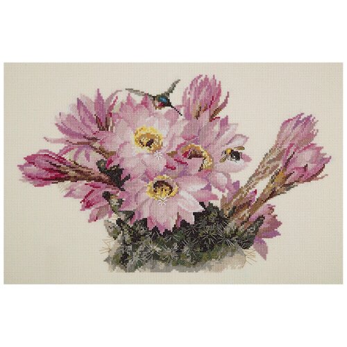 фото Набор для вышивания panna "цветущий кактус" 39x27 см