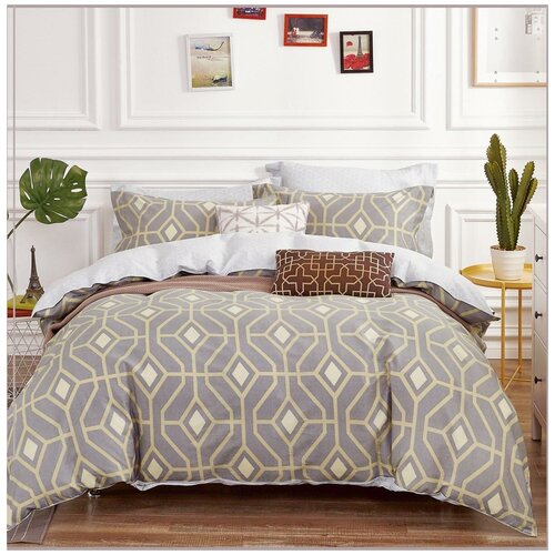 фото Комплект постельного белья из сатина с-281 семейный valtery