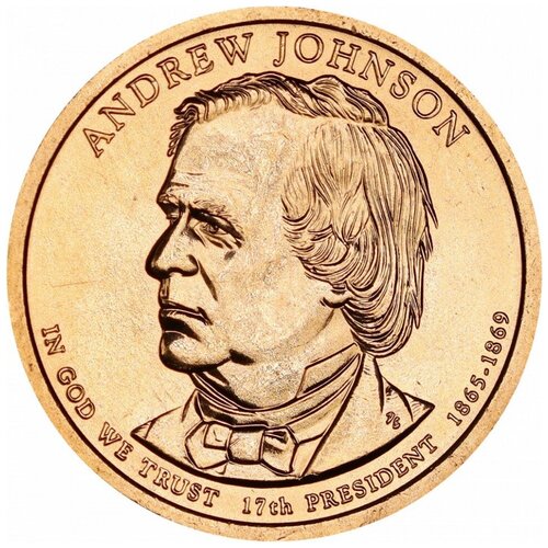 США Эндрю Джонсон 1 доллар 2011 г.