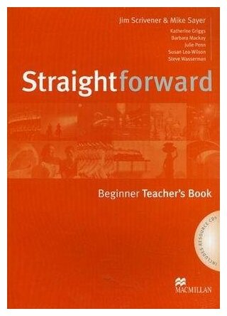 Jim Scrivener. Straightforward. Beginner. Teacher'S Book. + 2 CD.